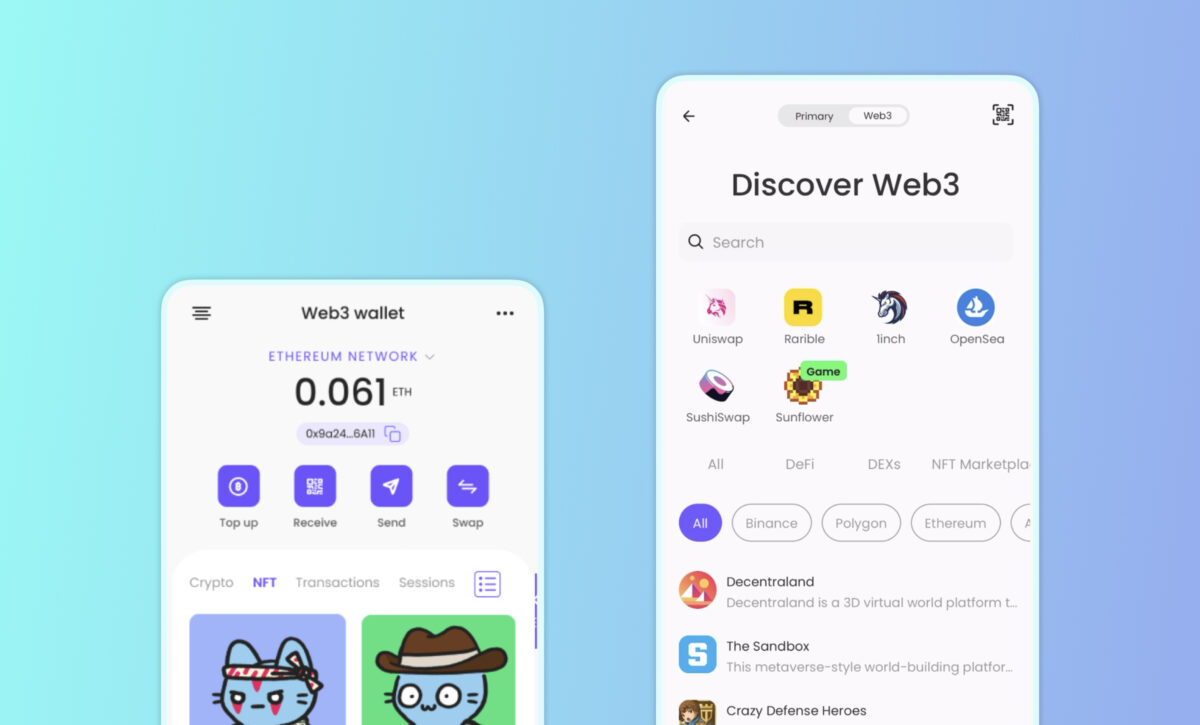 Connect users to Web3 and DeFi