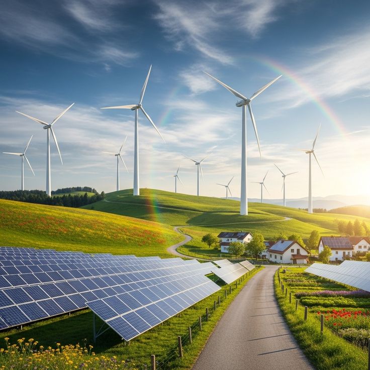 Solar and wind energy project